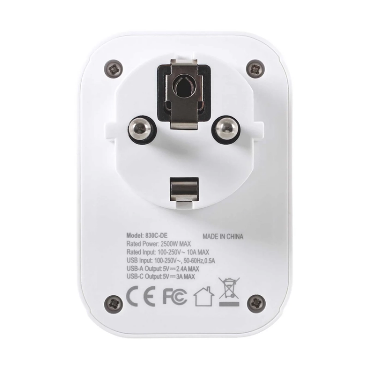 Lifeventure Travel Adapter with USB and USB-C