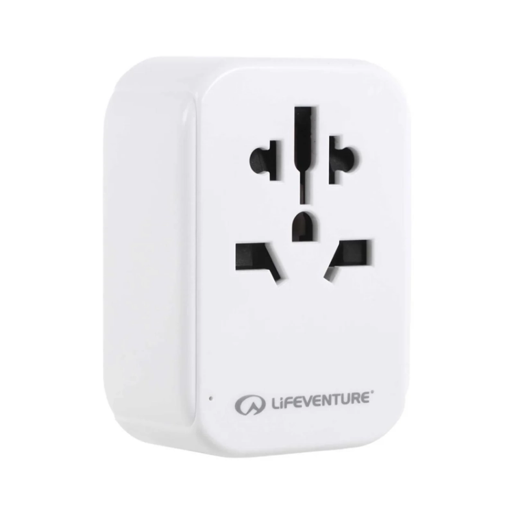 Lifeventure Travel Adapter with USB and USB-C