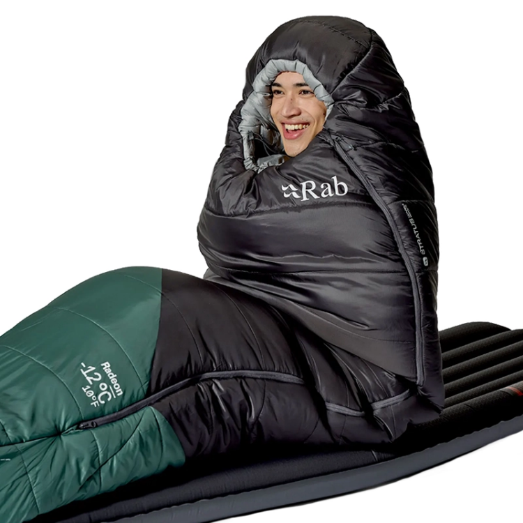 Rab Radeon Synthetic Sleeping Bag (6°C) - Sage / Graphene