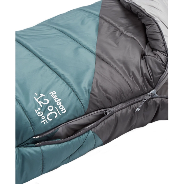 Rab Radeon Synthetic Sleeping Bag (6°C) - Sage / Graphene