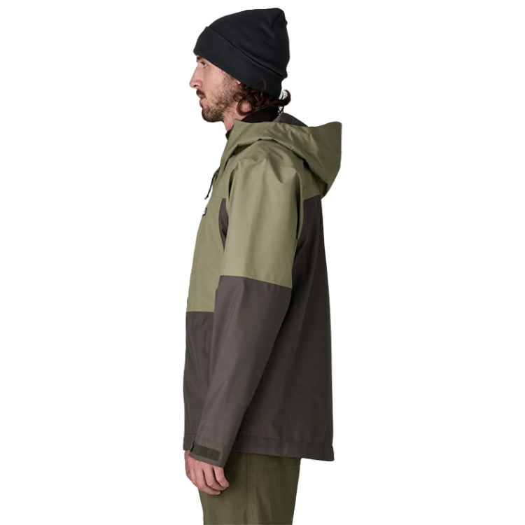 Patagonia Men's Boulder Fork Rain Jacket - Forge Grey / River Rock Green