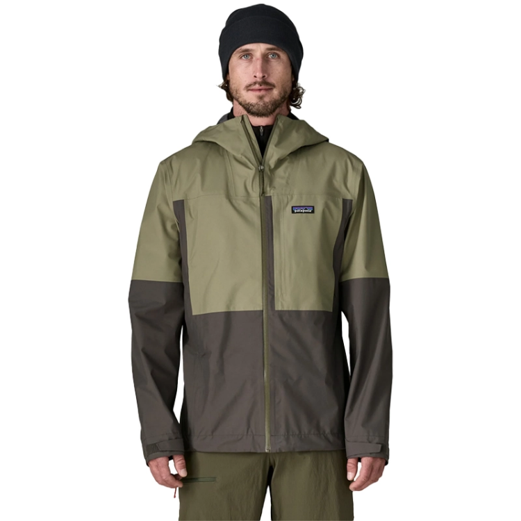 Patagonia Men's Boulder Fork Rain Jacket - Forge Grey / River Rock Green
