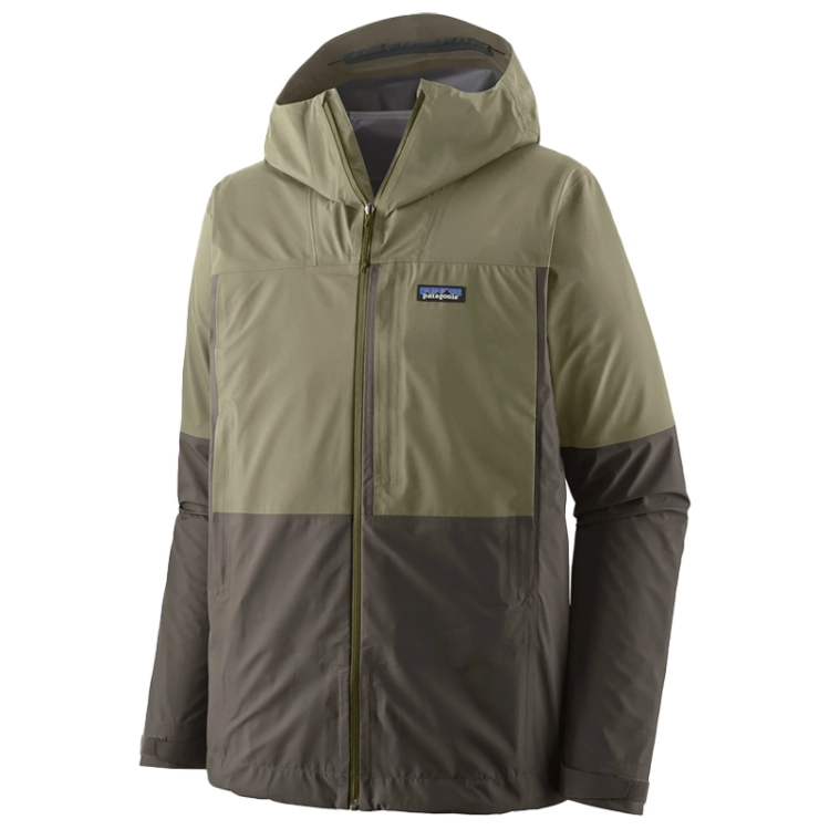 Patagonia Men's Boulder Fork Rain Jacket - Forge Grey / River Rock Green