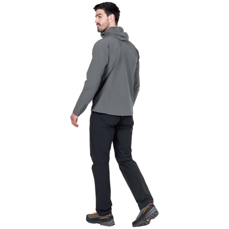 Mountain Equipment Arrow Hooded Men's Jacket - Anvil / Redrock