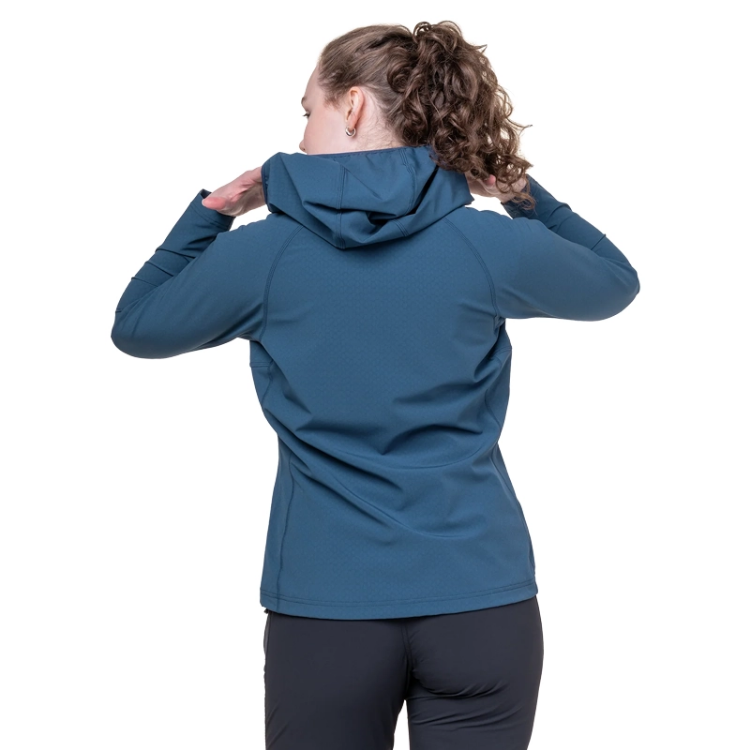 Mountain Equipment Arrow Hooded Women's Jacket - Topaz / Dusk