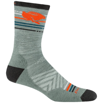 Darn Tough Men's Pacer Micro Crew Ultra-Lightweight Running Socks - Seafoam