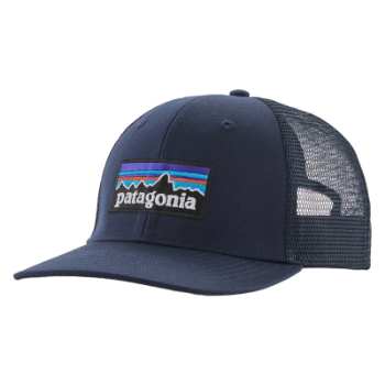 Patagonia P-6 Logo Trucker Hat - New Navy