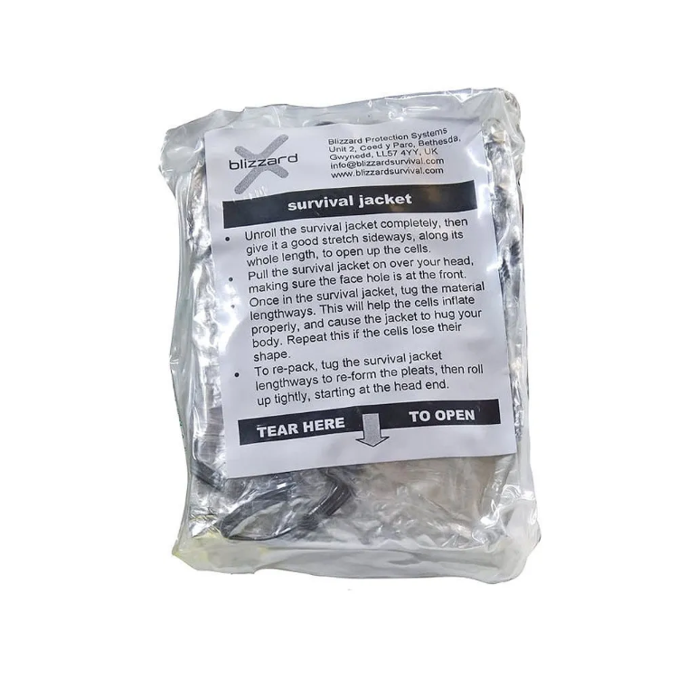 Blizzard 3 Layer Survival Jacket - Orange