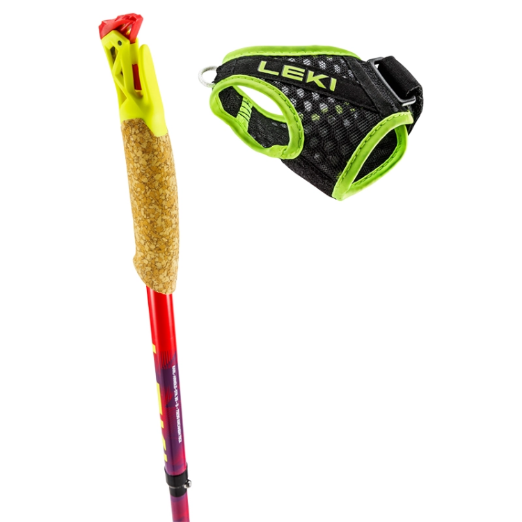 Leki Ultratrail FX.One - Bright Red - Violet - Neon Yellow