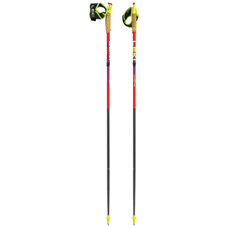 Leki Ultratrail FX.One - Bright Red - Violet - Neon Yellow