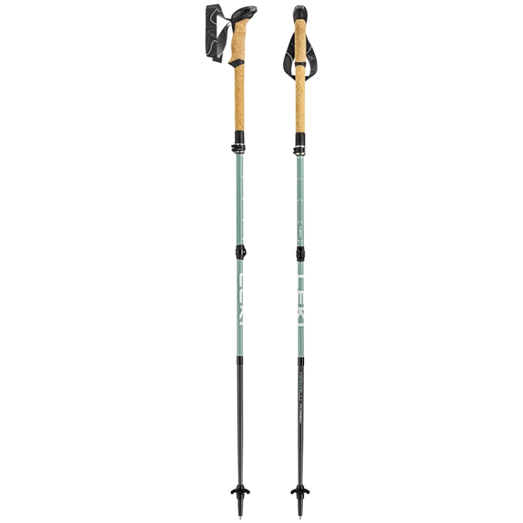 Leki Makalu FX Carbon Compact - Natural - Carbon - Grey - Green - White