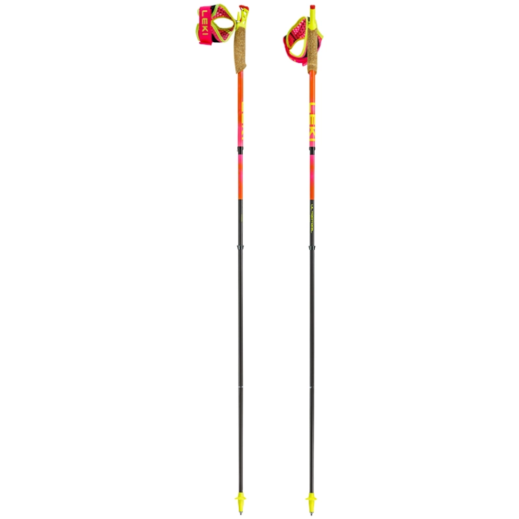 Leki Ultratrail FX.One SL - Neon Pink - Pastel Orange - Neon Yellow