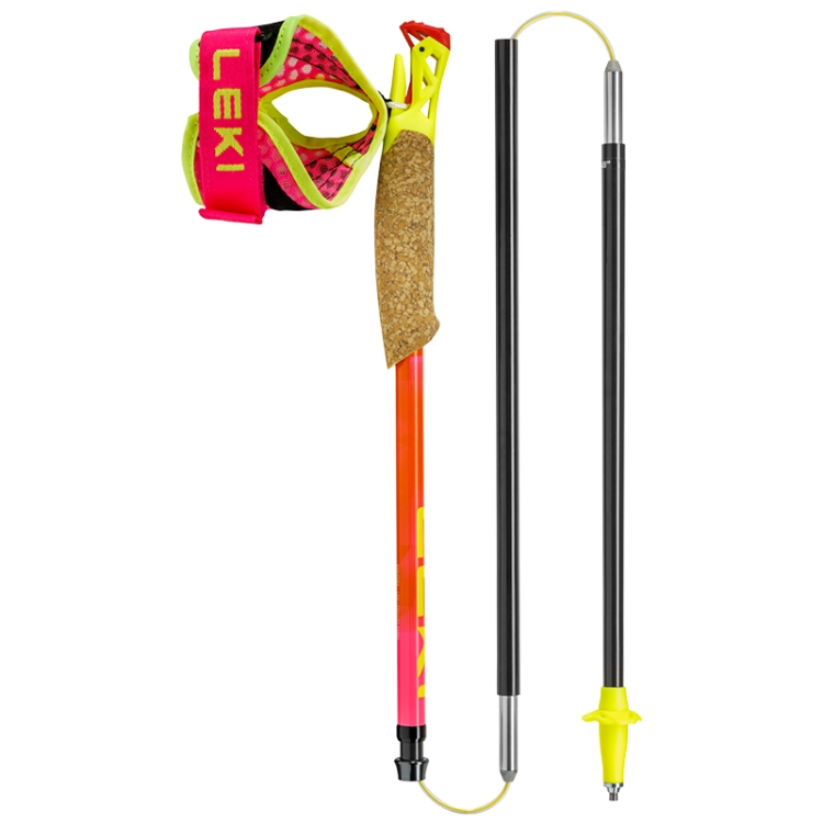 Leki Ultratrail FX.One SL - Neon Pink - Pastel Orange - Neon Yellow