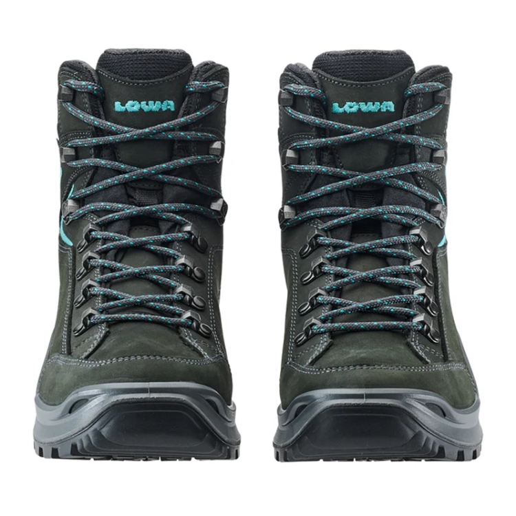 Lowa Renegade Evo GTX Mid Ws S (Narrow) - Asphalt / Turquoise