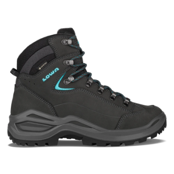 Lowa Renegade Evo GTX Mid Ws S (Narrow) - Asphalt / Turquoise