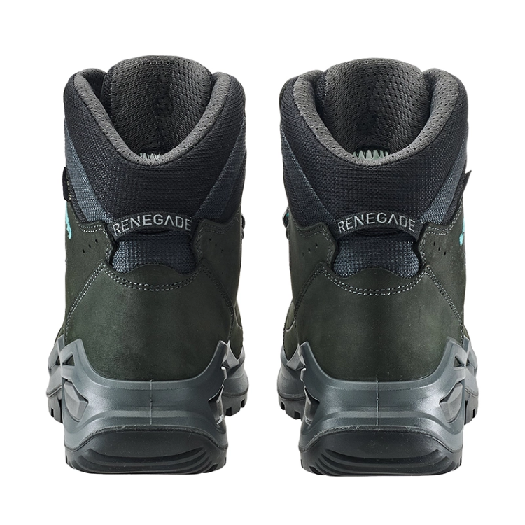 Lowa Renegade Evo GTX Mid Ws S (Narrow) - Asphalt / Turquoise