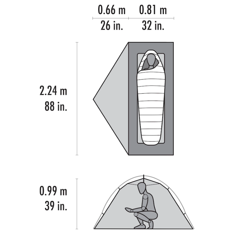 MSR Hubba Hubba HD 1-Person Backpacking Tent