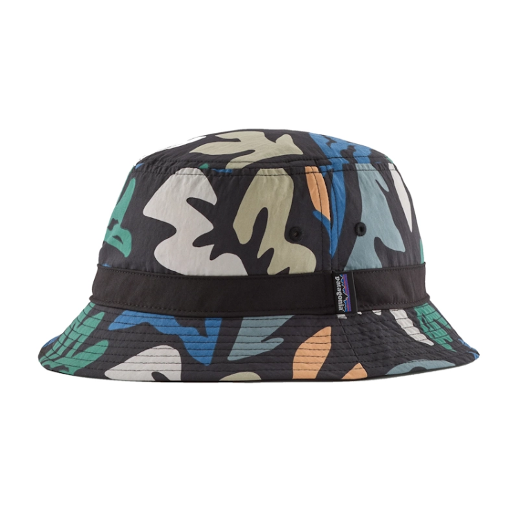 Patagonia Wavefarer Bucket Hat - Kaleido: Black