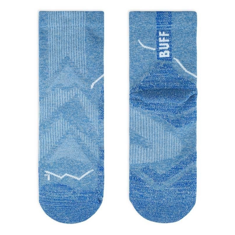 Buff Dryflx Quarter Sock DQ - Washed Blue