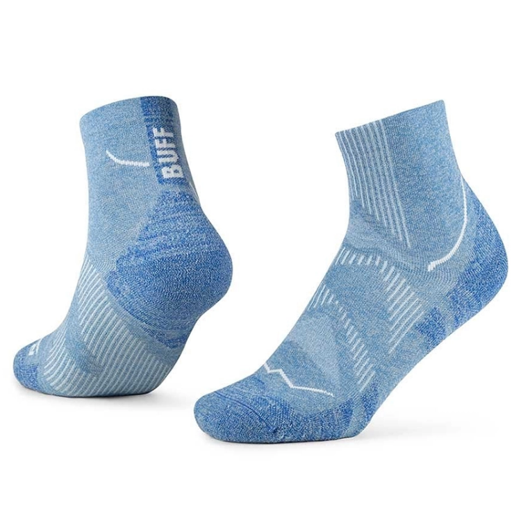 Buff Dryflx Quarter Sock DQ - Washed Blue
