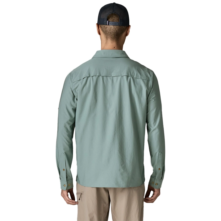 Patagonia Men's Long Sleeve Self Guided Sun Shirt - Blue Sage