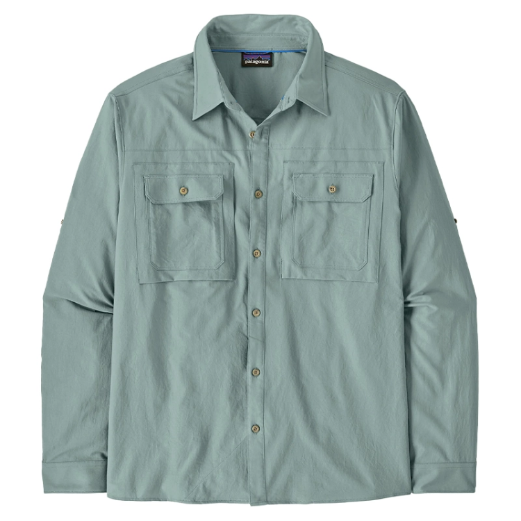 Patagonia Men's Long Sleeve Self Guided Sun Shirt - Blue Sage