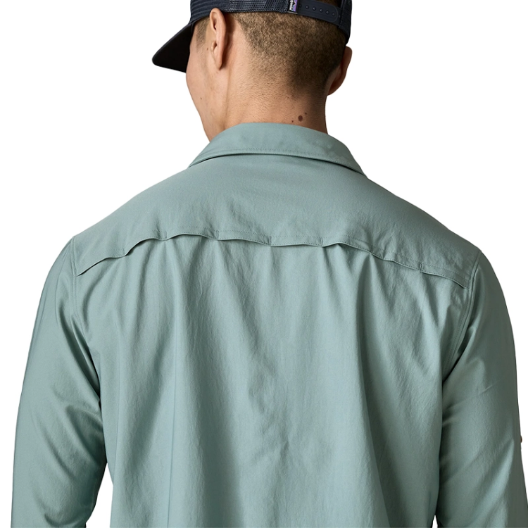 Patagonia Men's Long Sleeve Self Guided Sun Shirt - Blue Sage