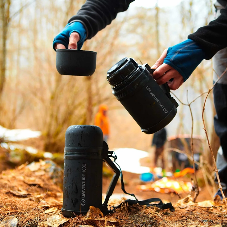 Lifeventure TiV Wide Mouth Vacuum Flask - 1000ml