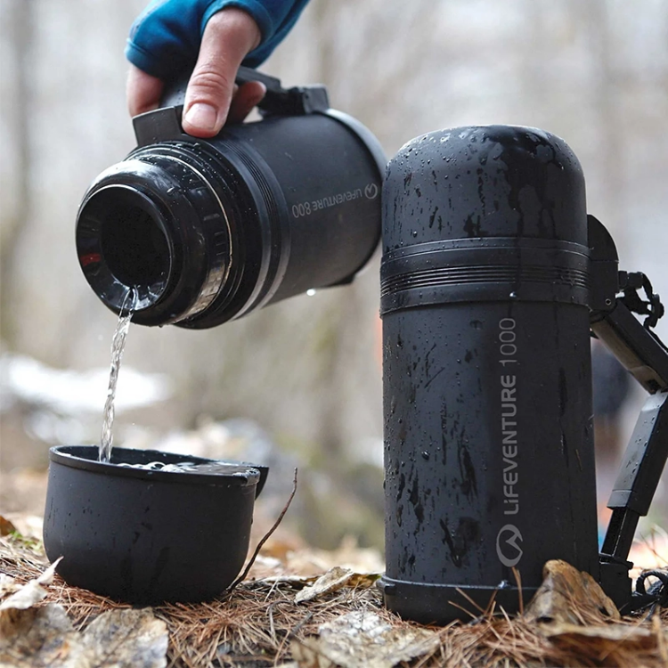 Lifeventure TiV Wide Mouth Vacuum Flask - 1000ml