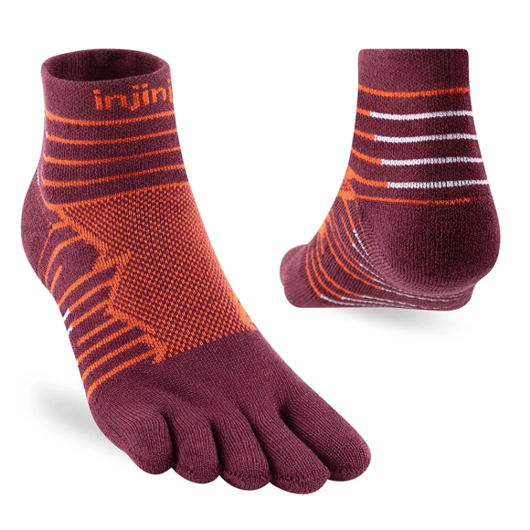 Injinji Ultra Run Mini-Crew - Mahogany