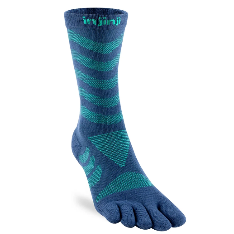 Injinji Women's Ultra Run Crew - Poseidon
