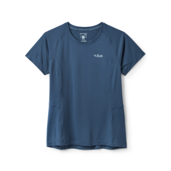 Rab Women's Sonic Tee - Tempest Blue