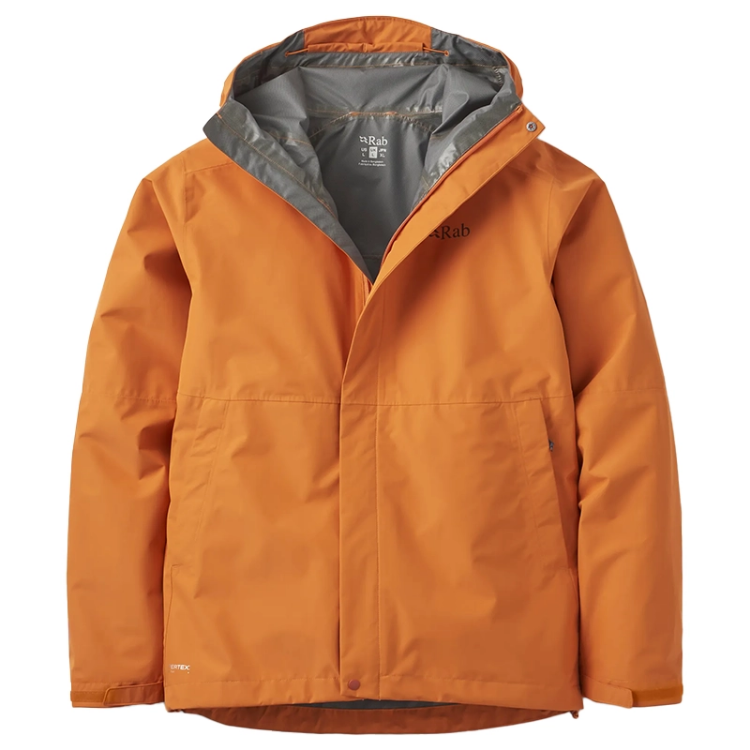 Rab Downpour Waterproof Jacket - Dark Melba