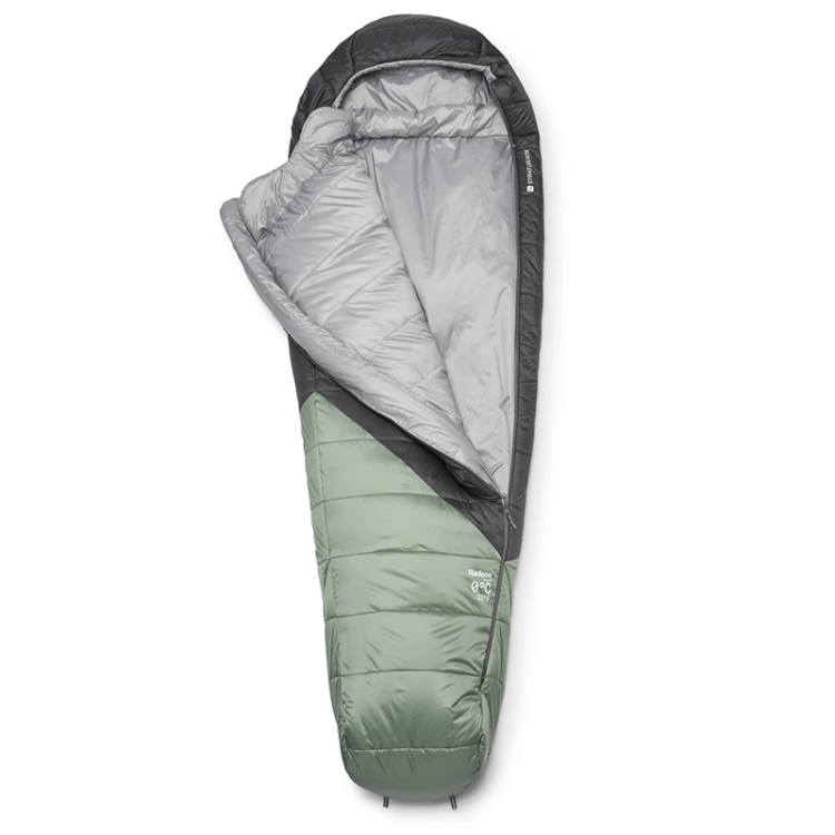 Rab Women's Radeon Synthetic Sleeping Bag (0°C) - Dark Fig Green / Graphene