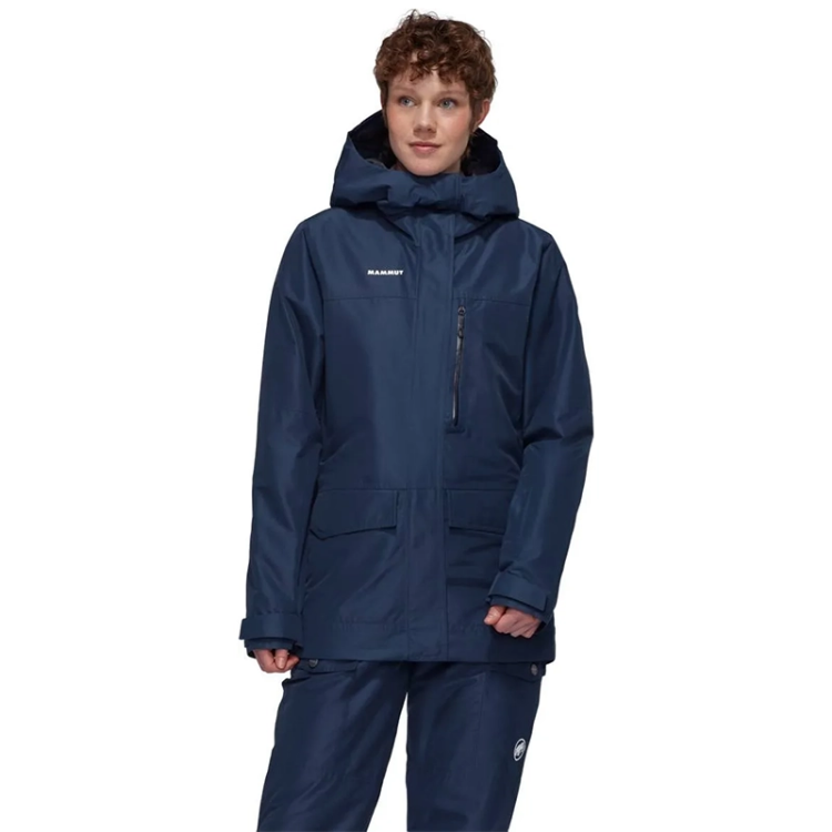 Mammut Fall Line HS Thermo Hooded Jacket Women - Marine
