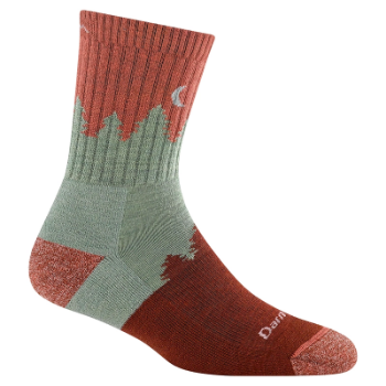 Darn Tough Women's Treeline Micro Crew Midweight Hiking Sock - Canyon
