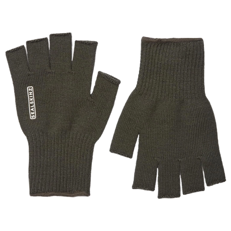 Sealskinz Thornham - Merino Fingerless Glove - Olive