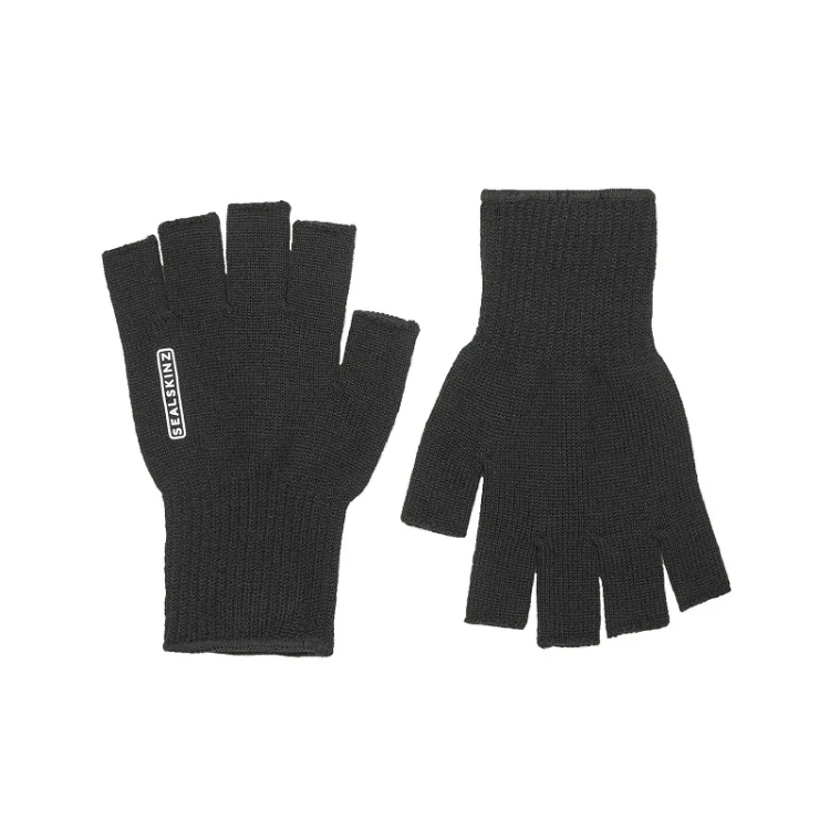 Sealskinz Thornham - Merino Fingerless Glove - Black