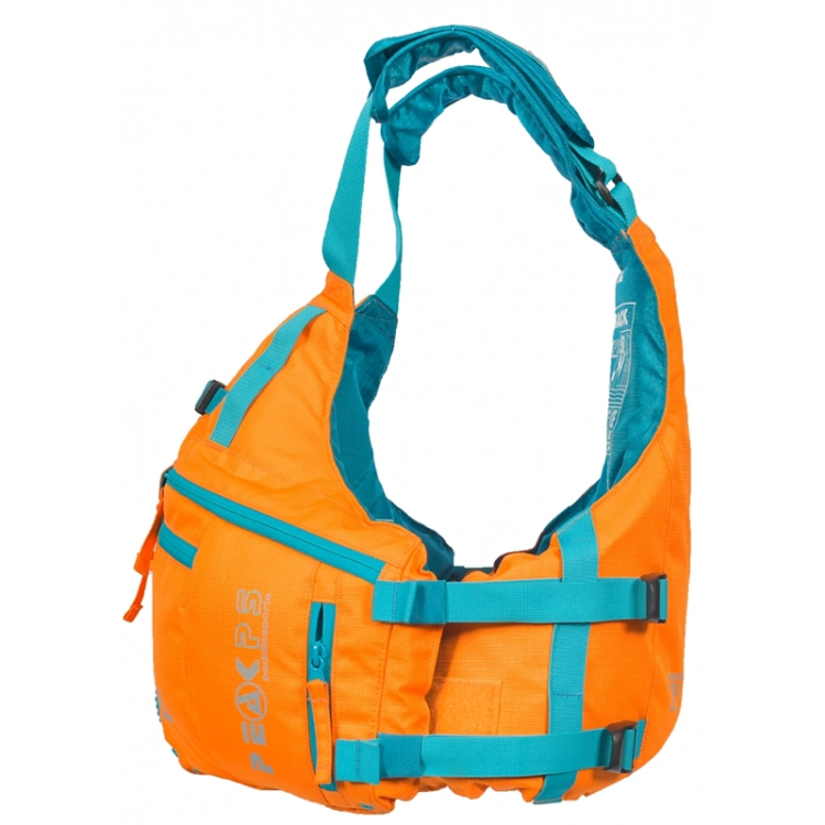 Peak PS Wraptor Zip Women's PFD - Orange / Blue