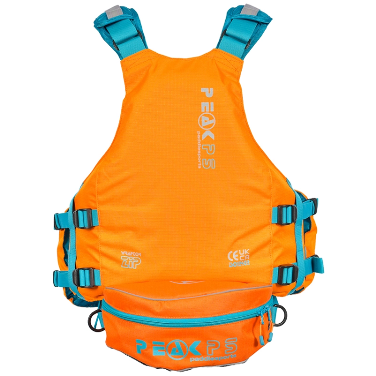 Peak PS Wraptor Zip Women's PFD - Orange / Blue