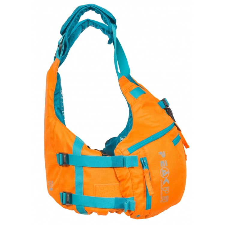 Peak PS Wraptor Zip Women's PFD - Orange / Blue