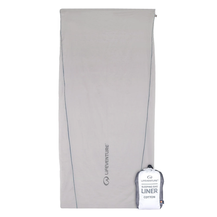 Lifeventure Cotton Sleeping Bag Liner - Rectangular