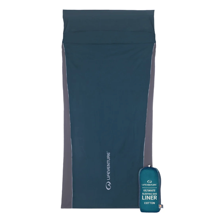 Lifeventure Cotton Ultimate Sleeping Bag Liner - Rectangular
