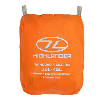 Highlander Ducks Back Raincover - Medium - Orange