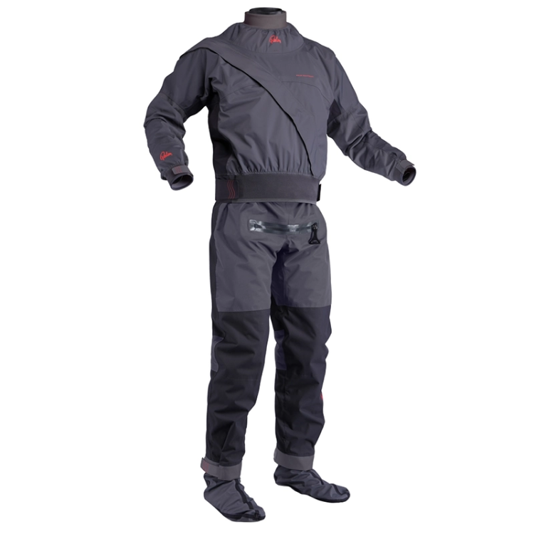 Palm Cascade Suit - Jet Grey / Black