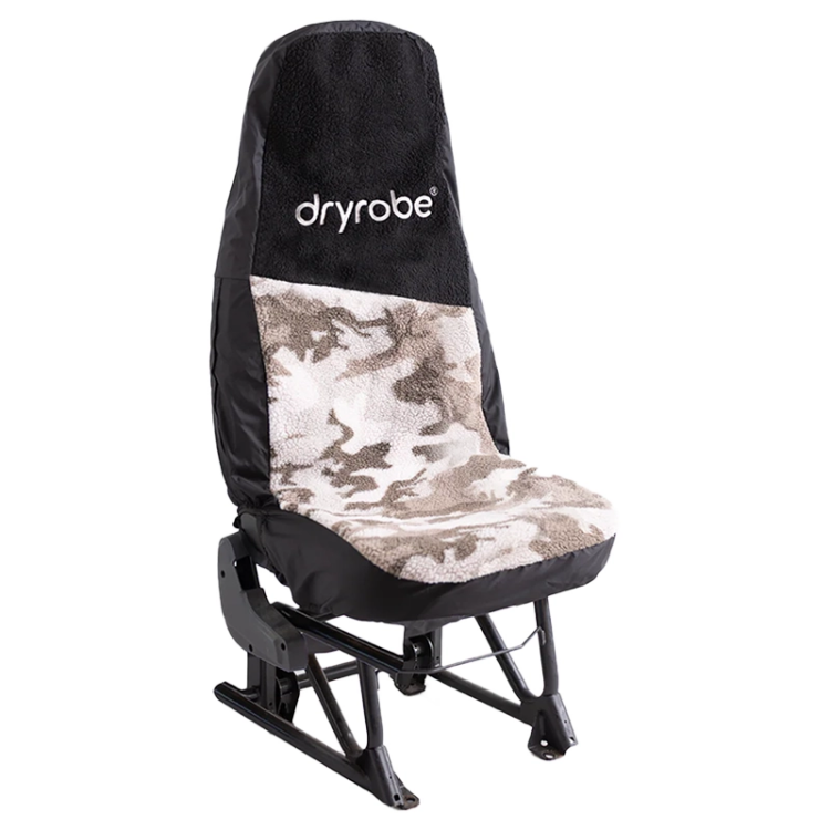 Dryrobe Water-Repellent Car Seat Cover Single - Sand Camo Black