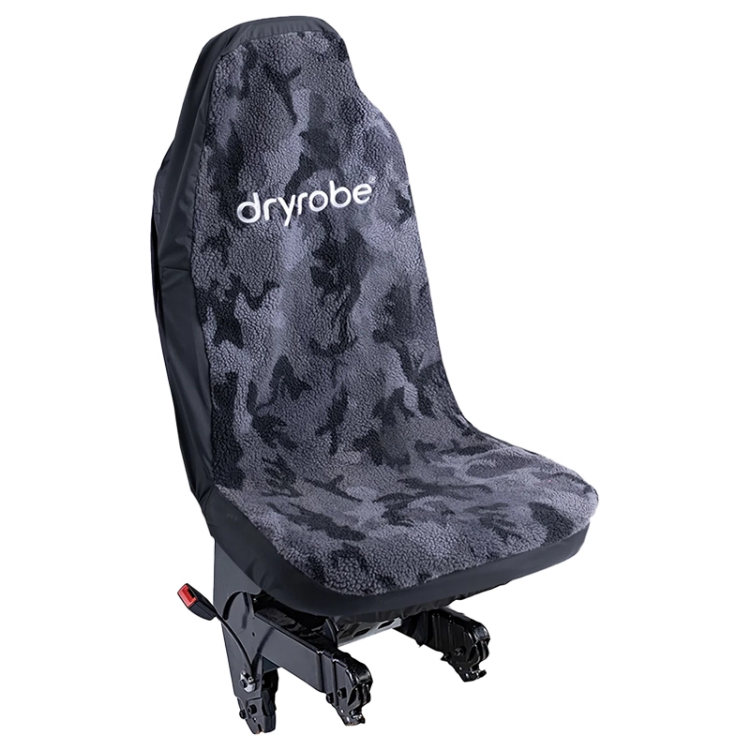 Dryrobe Water-Repellent Car Seat Cover Single - Black Camo Black