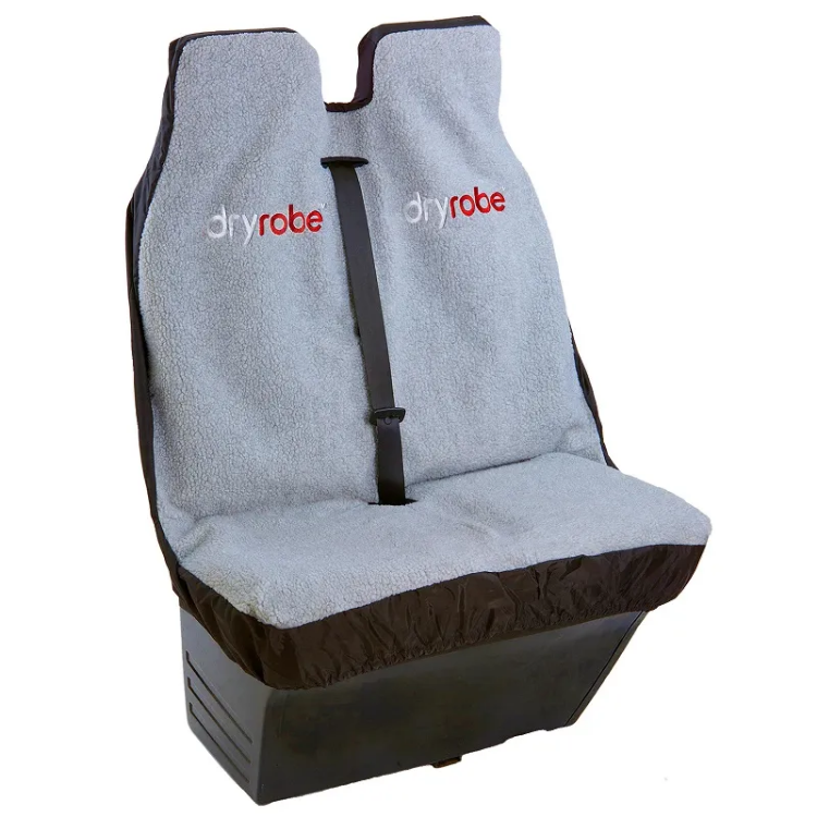 Dryrobe Water-Repellent Car Seat Cover Double - Grey / Black
