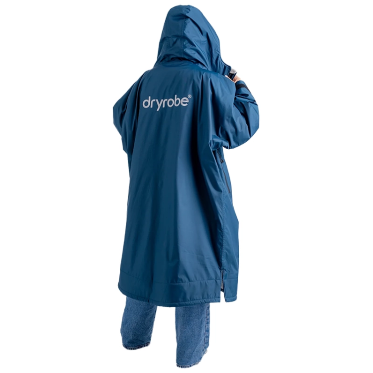 Dryrobe Advance Long Sleeve - Deep Sea Blue / Sand Camo