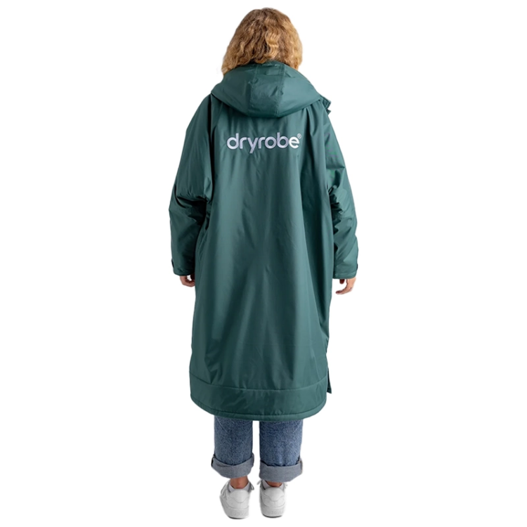 Dryrobe Advance Long Sleeve - Dark Green / Nimbus Cloud